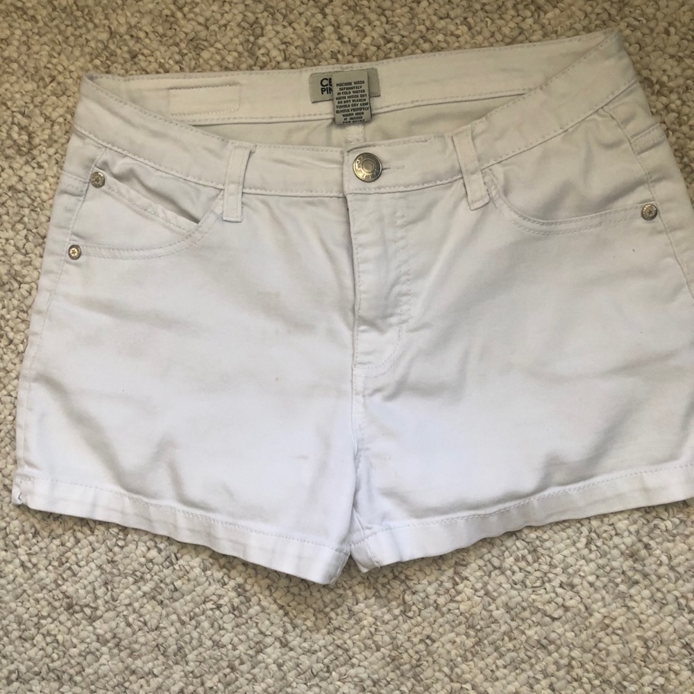 Celebrity pink white shorts sz 30 7J